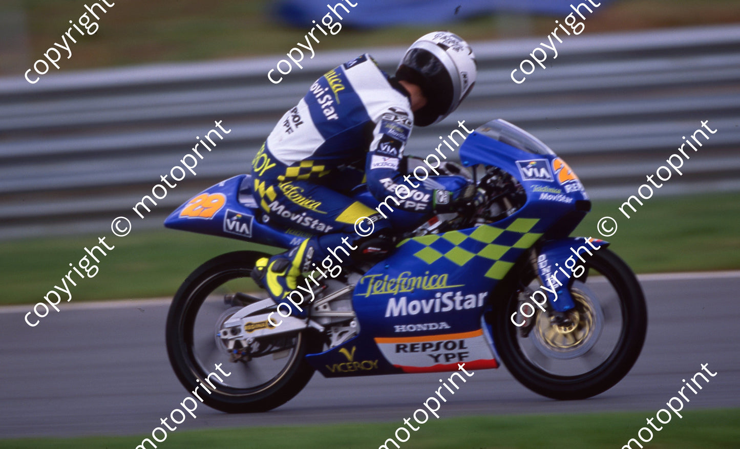 2000 Phakisa SA GP 125 29 Angel Nieto jnr Honda (Colin Watling Photographic)883