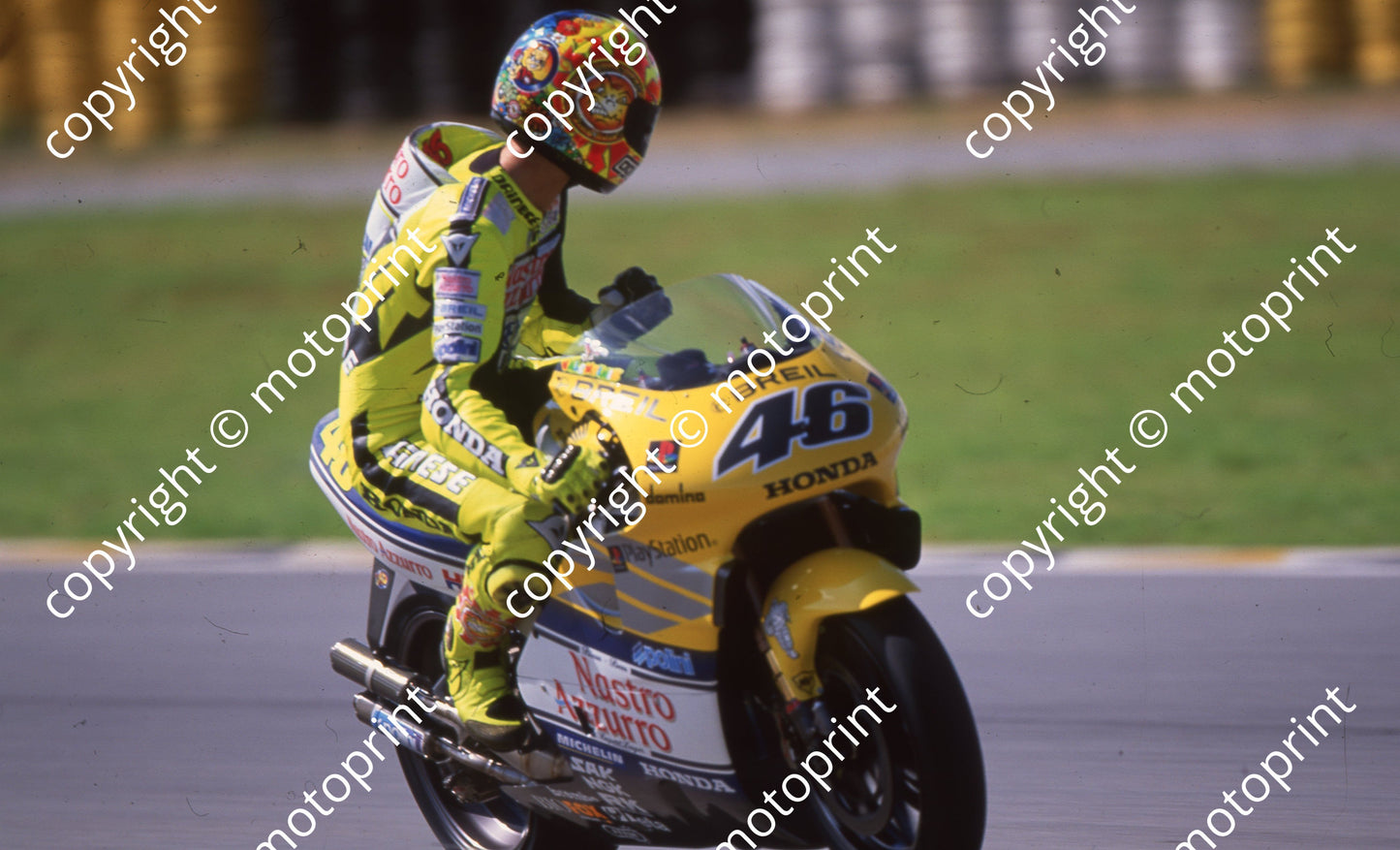 2000 Phakisa SA GP 500 46 Valentino Rossi Honda (Colin Watling Photographic) (6)