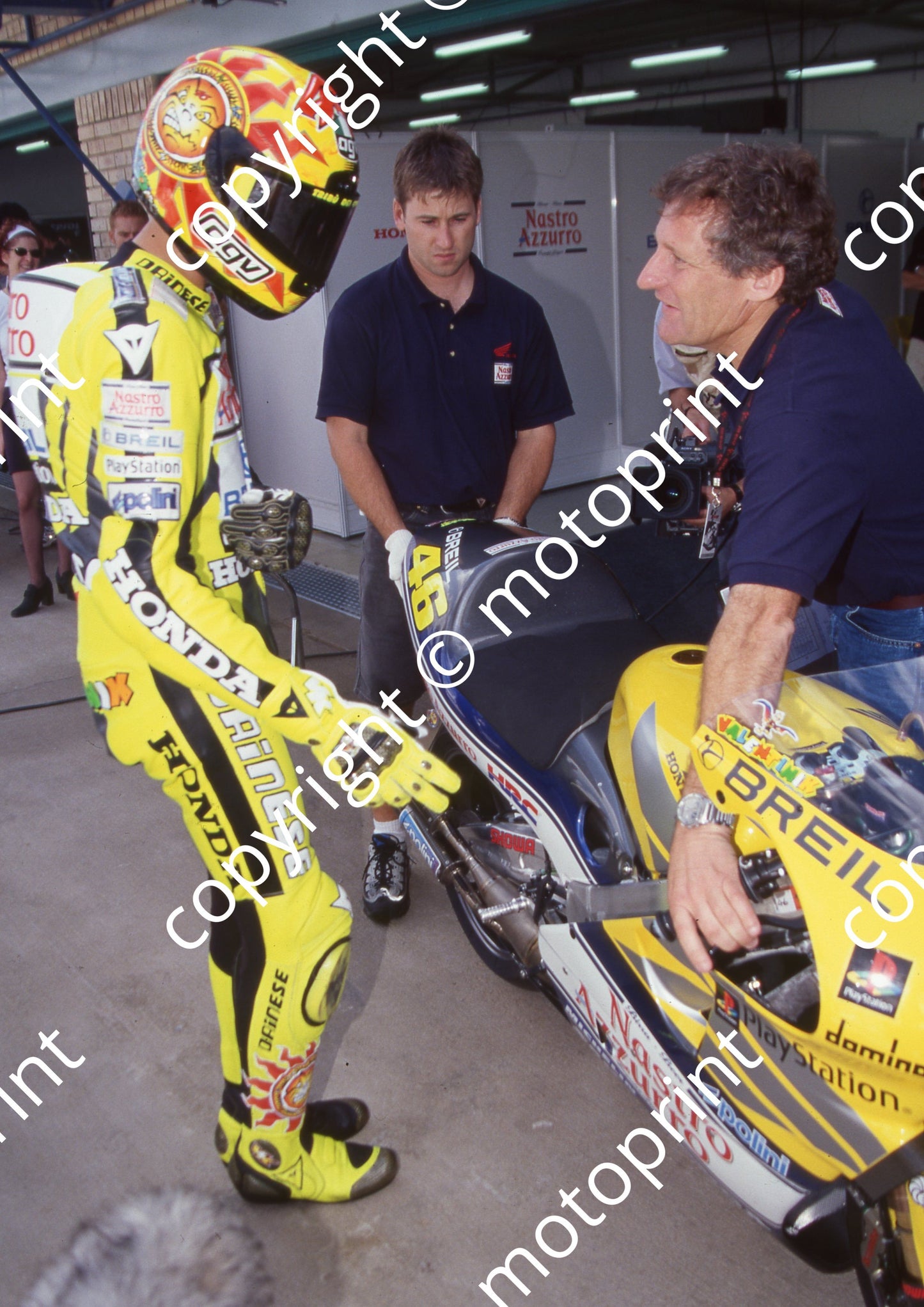 2000 Phakisa SA GP 500 46 Valentino Rossi Honda (Colin Watling Photographic) (7)