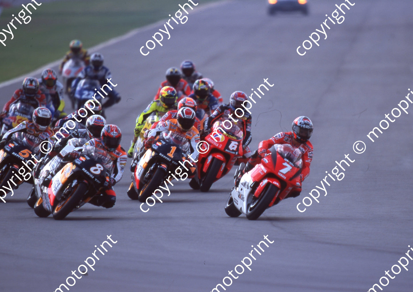 2000 Phakisa SA GP 500 8 Okada Honda 7 Checa Yamaha 1 Criville Honda 6 Abe Yamaha (Colin Watling Photographic) (59)