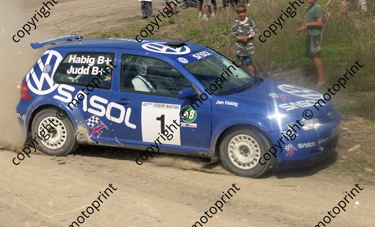 2000 Tour Natal Rally 1 Jan Habig Douglas Judd Golf (Watling Photo) (3)