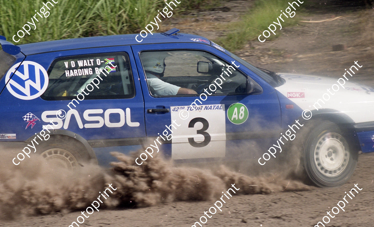 2000 Tour Natal Rally 3 Tjaart vd Walt Cindi Harding Golf (Watling Photo) (3)