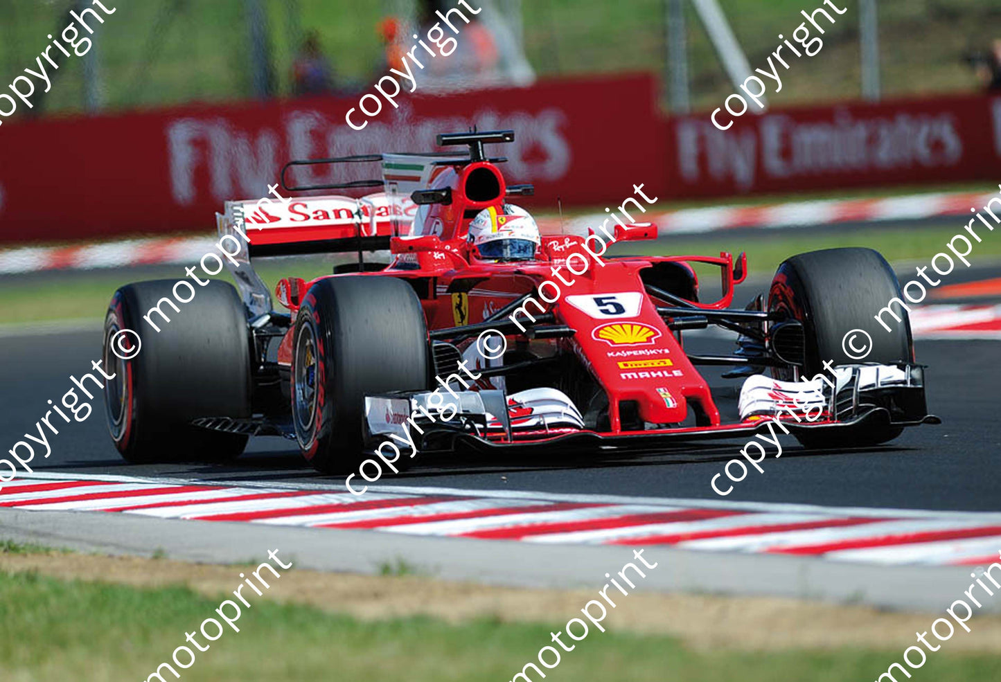 2017 GP Hungary 5 Sebastian Vettel Ferrari SF07H (Courtesy Paolo D'Alessio) 1 (64)