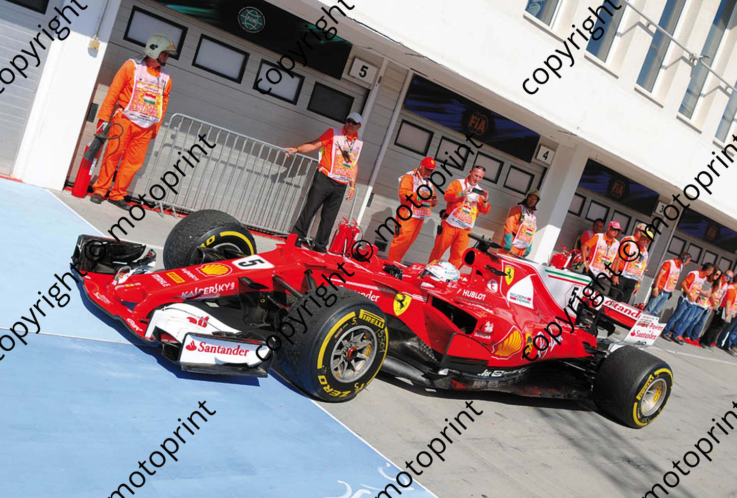 2017 GP Hungary 5 Sebastian Vettel Ferrari SF07H (Courtesy Paolo D'Alessio) 1 (71)