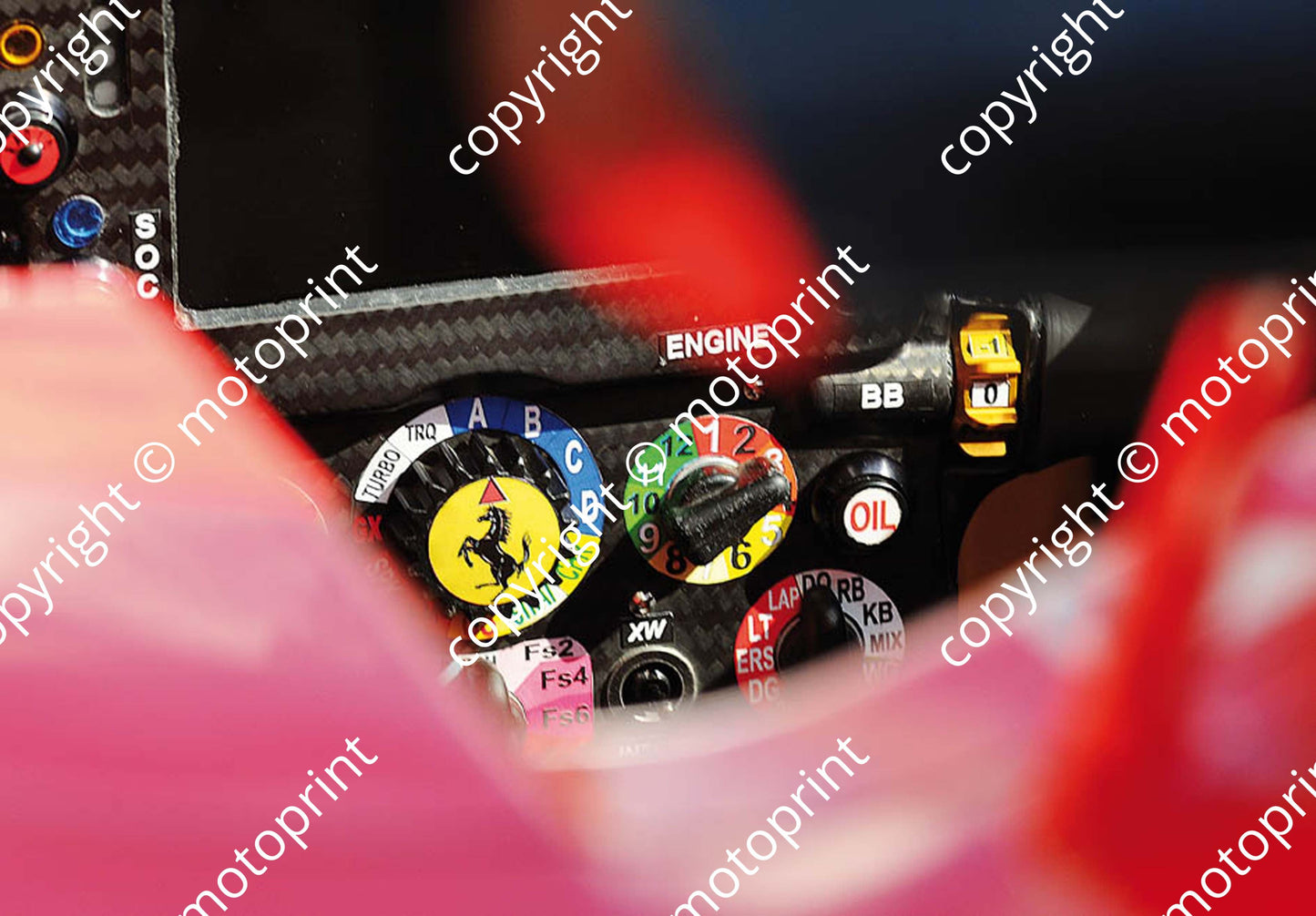 2017 GP Hungary 7 Raikkonen 5 Vettel Ferrari SF07H (Courtesy Paolo D'Alessio) 1 (53)