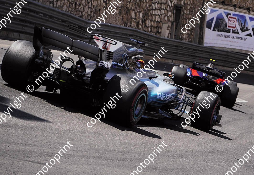 2017 Monaco GP 44 Lewis Hamilton Mercedes NOTE HELMET COLOURS(recommended max print size A4 20x30 cm)(thanks Paolo D'Alessio) (11)