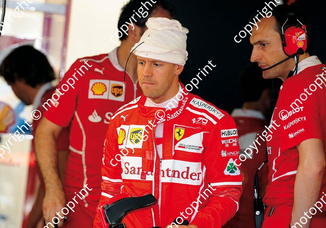 2017 Monaco GP 5 Sebastian Vettel Ferrari (recommended max print size A4 20x30 cm)(thanks Paolo D'Alessio) (49)