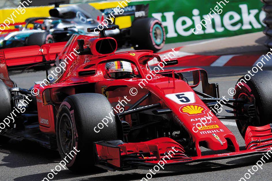 2018 Monaco 5 Seb Vettel Ferrari SF71H (recommended max print size A4 20x30 cm) (52)