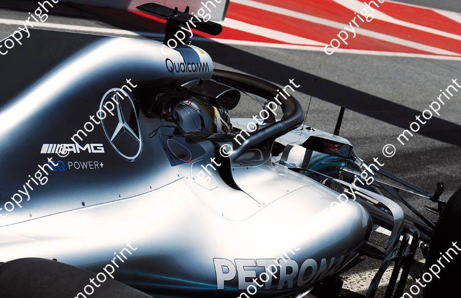 2018 Spanish 44 Lewis Hamilton Mercedes W09 (recommended max print size A4 20x30 cm) (12)
