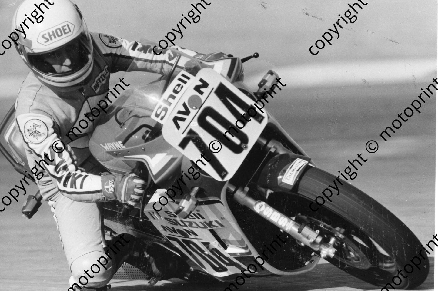 MC 1985 Avon SBK series Heasman Shell Suzuki 126