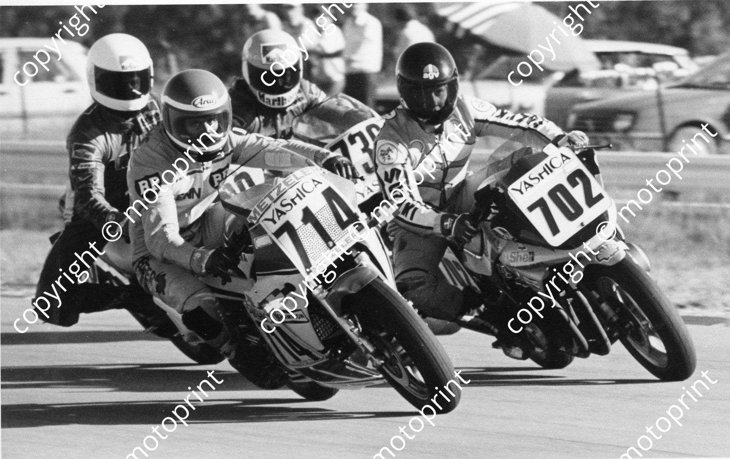 MC 1985 Yashica series 714 Glenn Williams Yamaha_ 702 D Hiscock Shell Suzuki 012