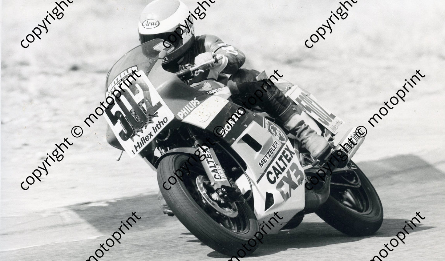 MC 1986 Kyalami Yellow Pages Challenge R petersen Honda NS400 199