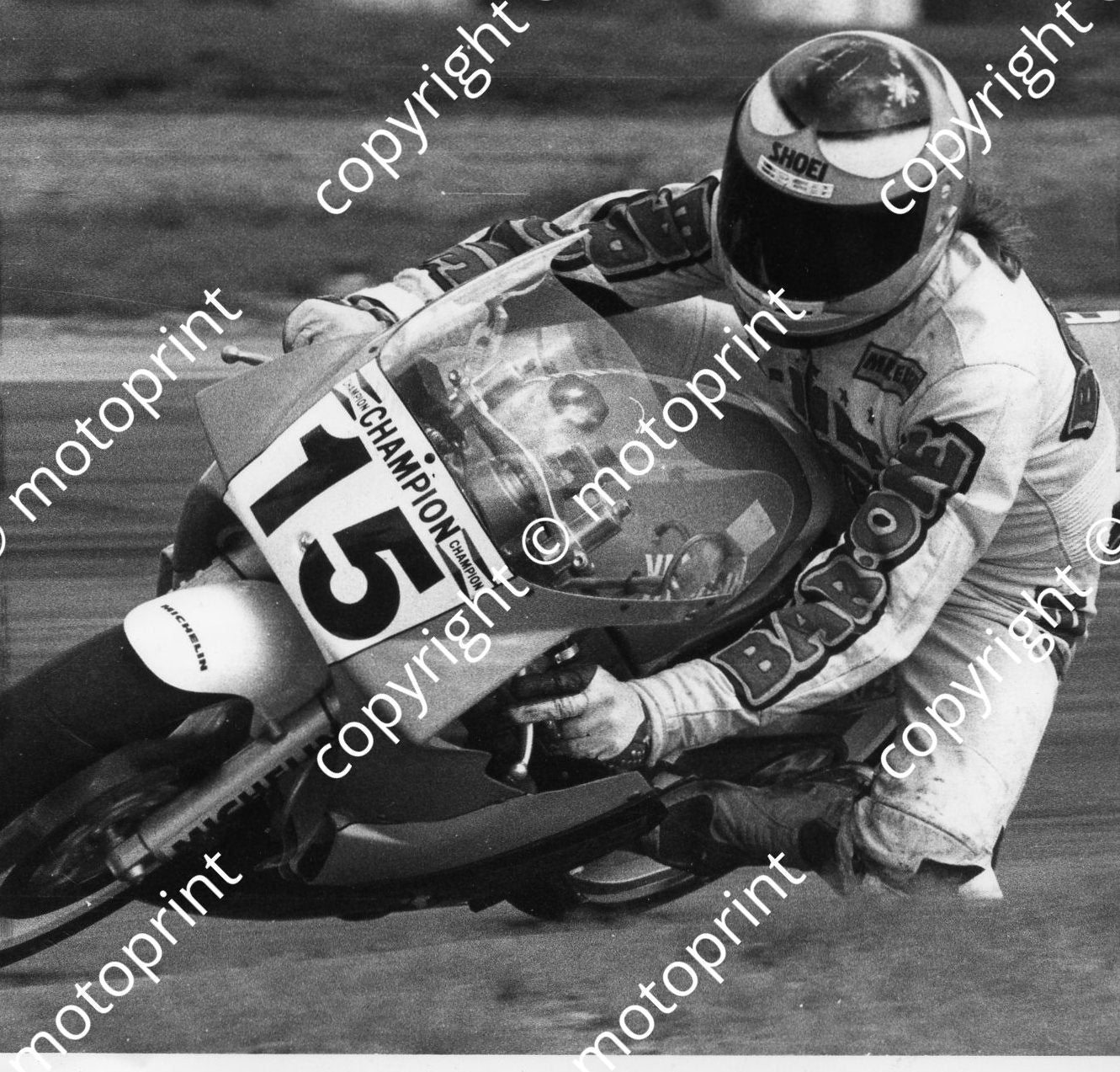 MC 1991 Kyalami 250 GP Champion plug series Corrie Horn Bar One Yamaha 114