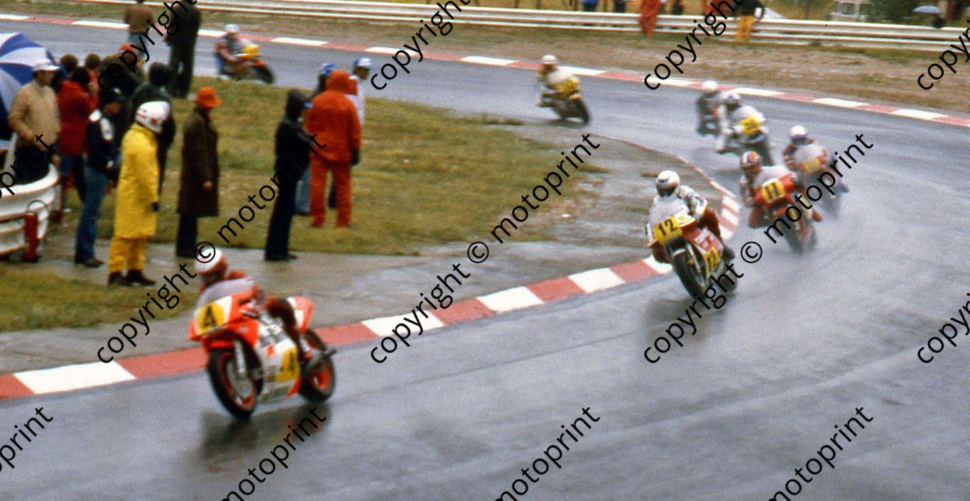 MC 500s 1st lap rain, Lawson, Von Dulmen, Roche 2