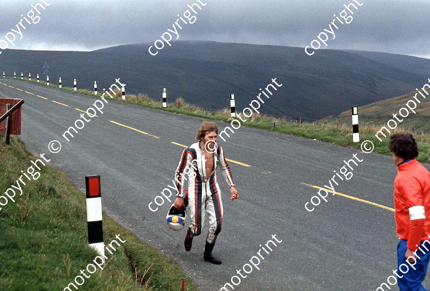 MC Croxford after crashing