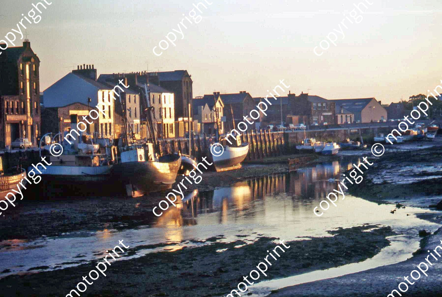 MC Ramsey harbour low tide
