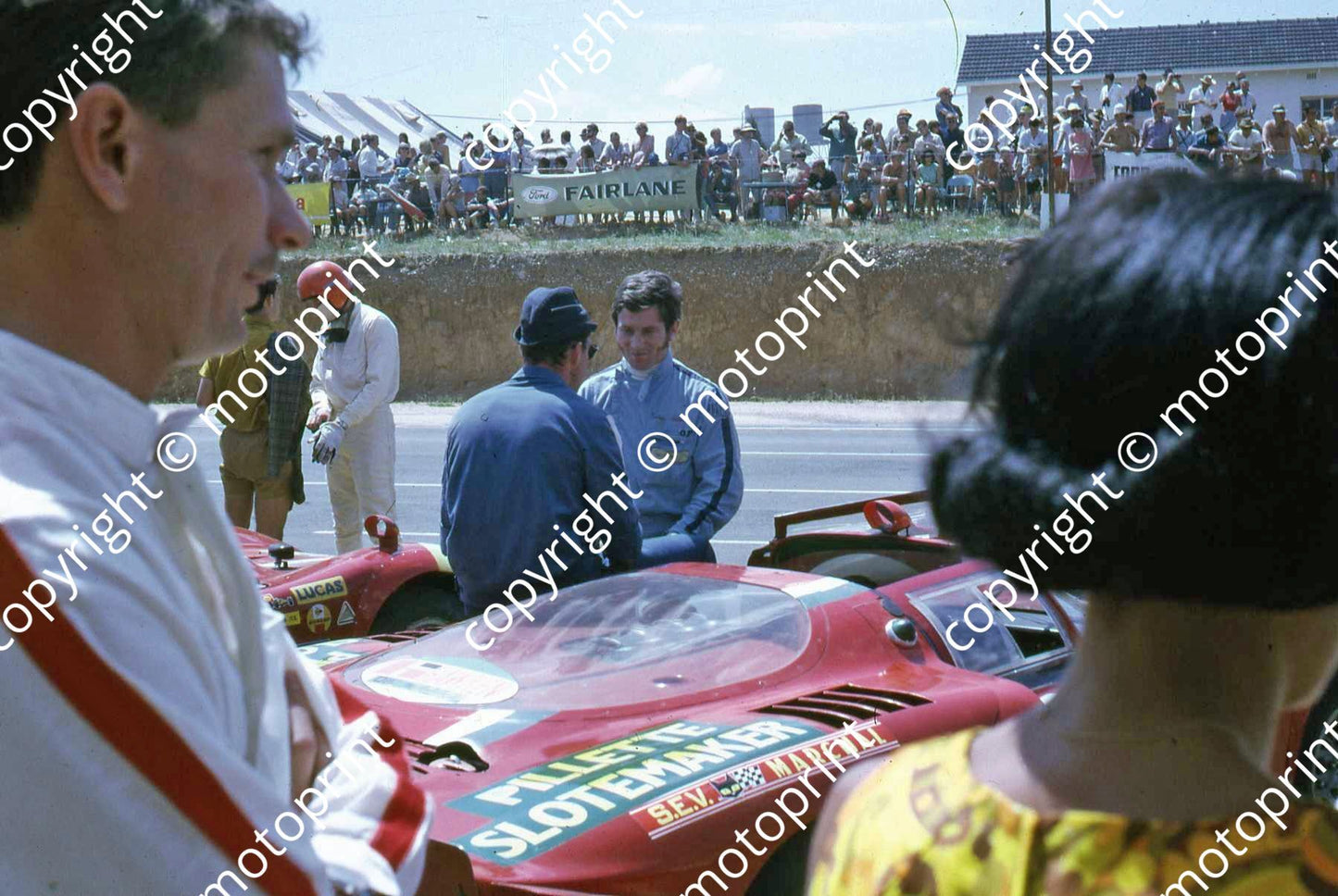P Berrington-Smith, Von Wendt, Teddy Pilette behind Alfa 33 2