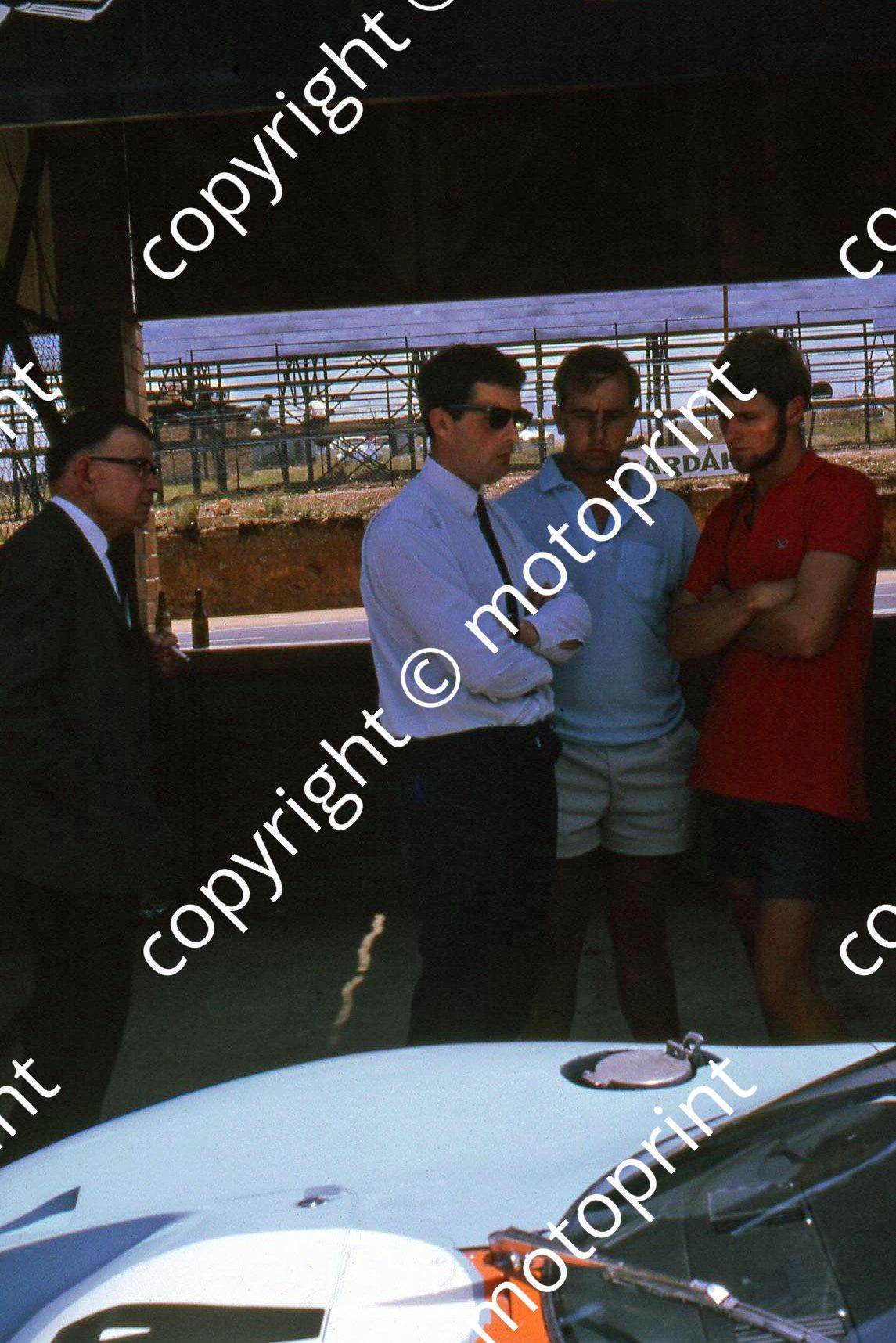 P Brian Redman formal in pits