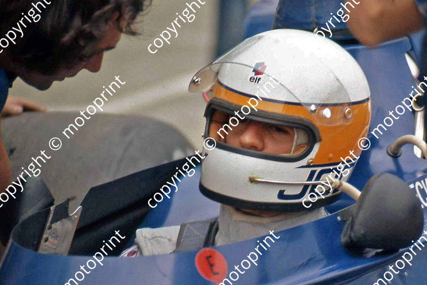 P Jody Scheckter ready to go Tyrrell 006