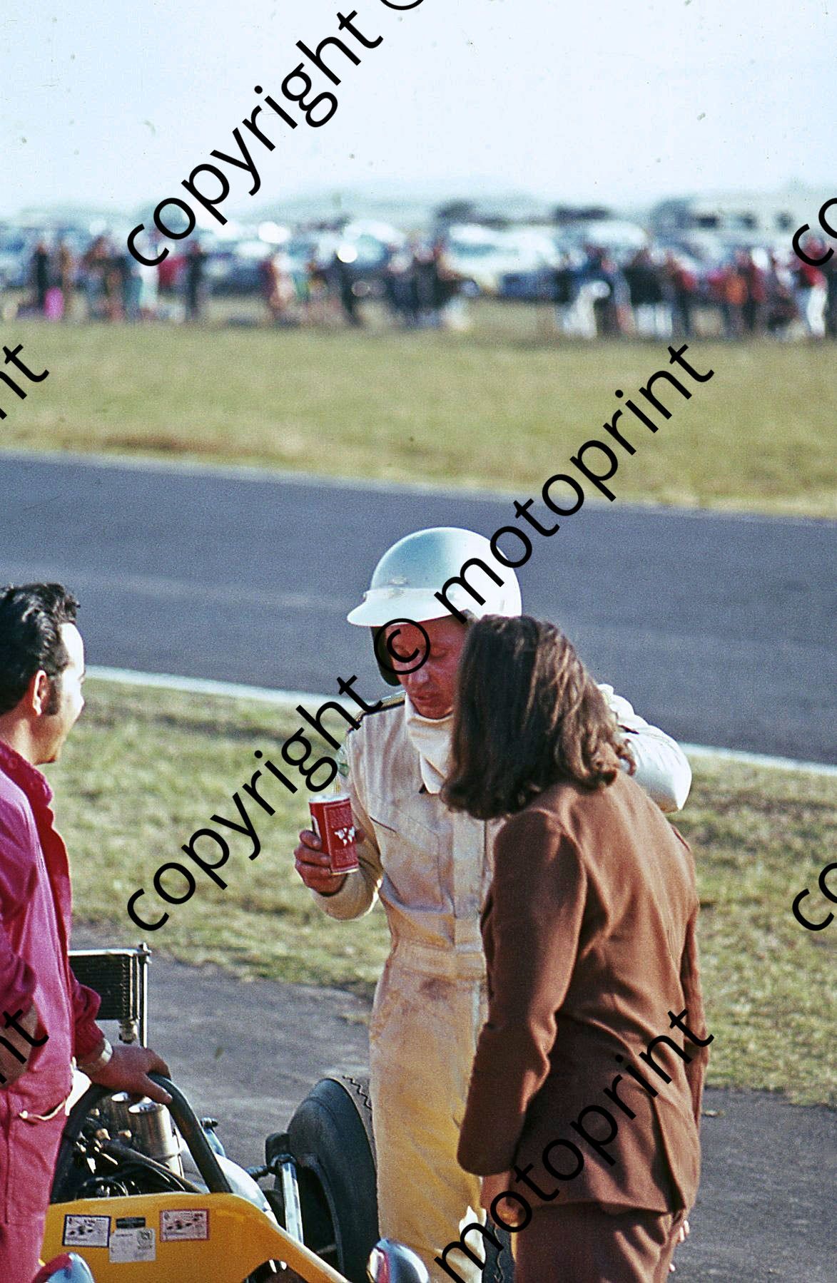 P McNicol at finish 1