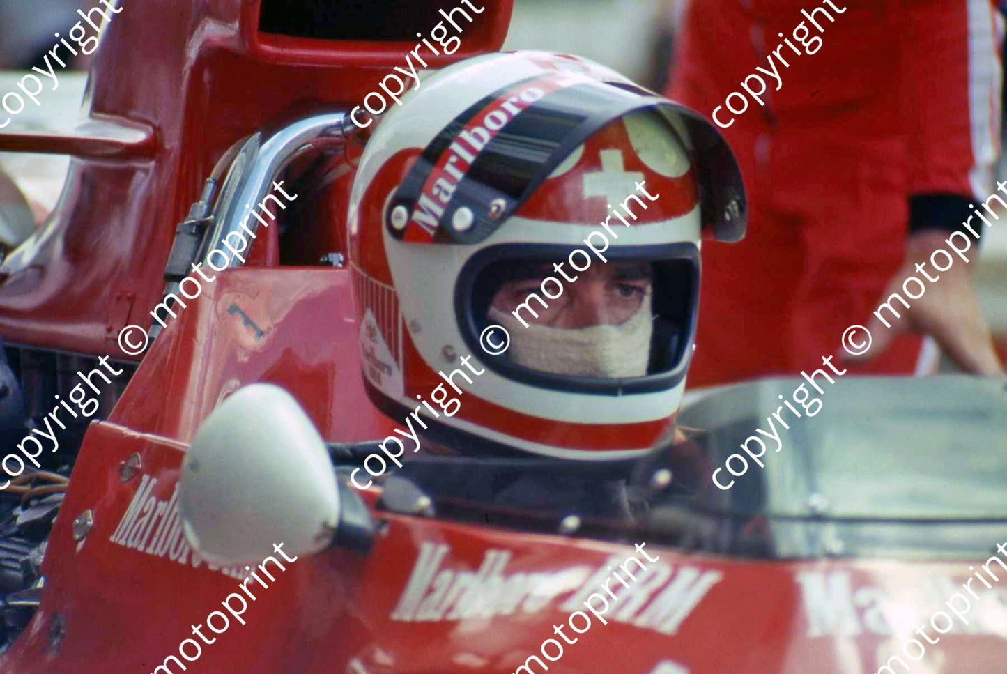 P Regazzoni ready to go BRM