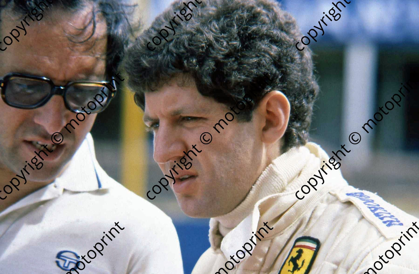 P Scheckter and Foghieri portrait