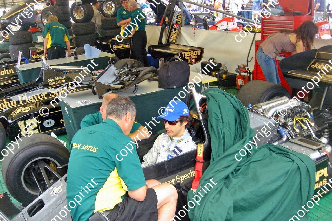 P Senna nephew Lotus 1