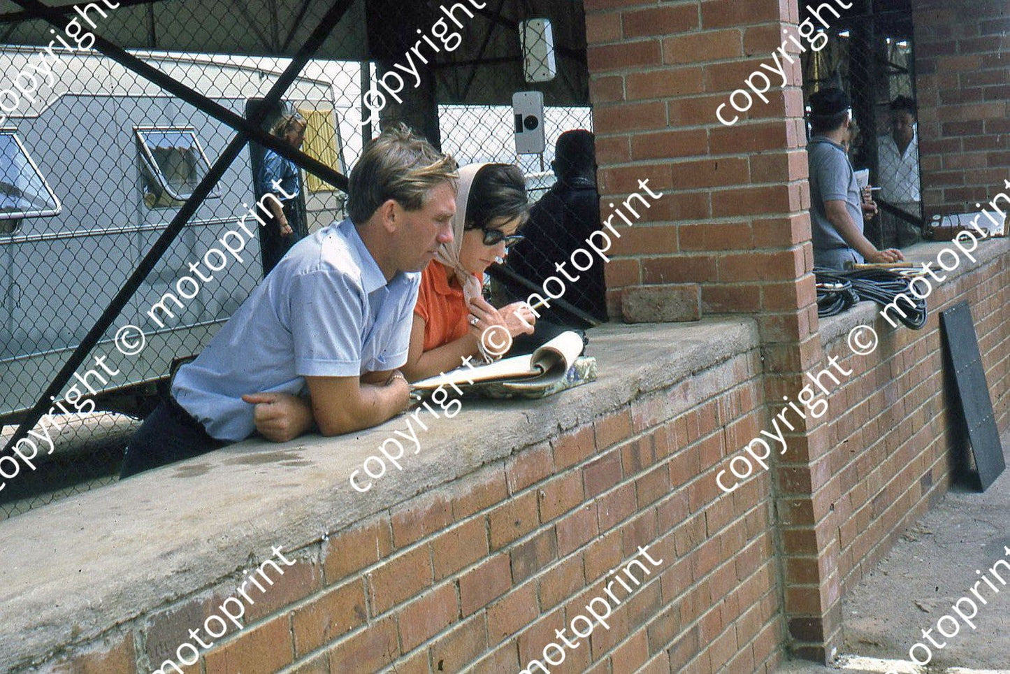 P Spence and wife casual