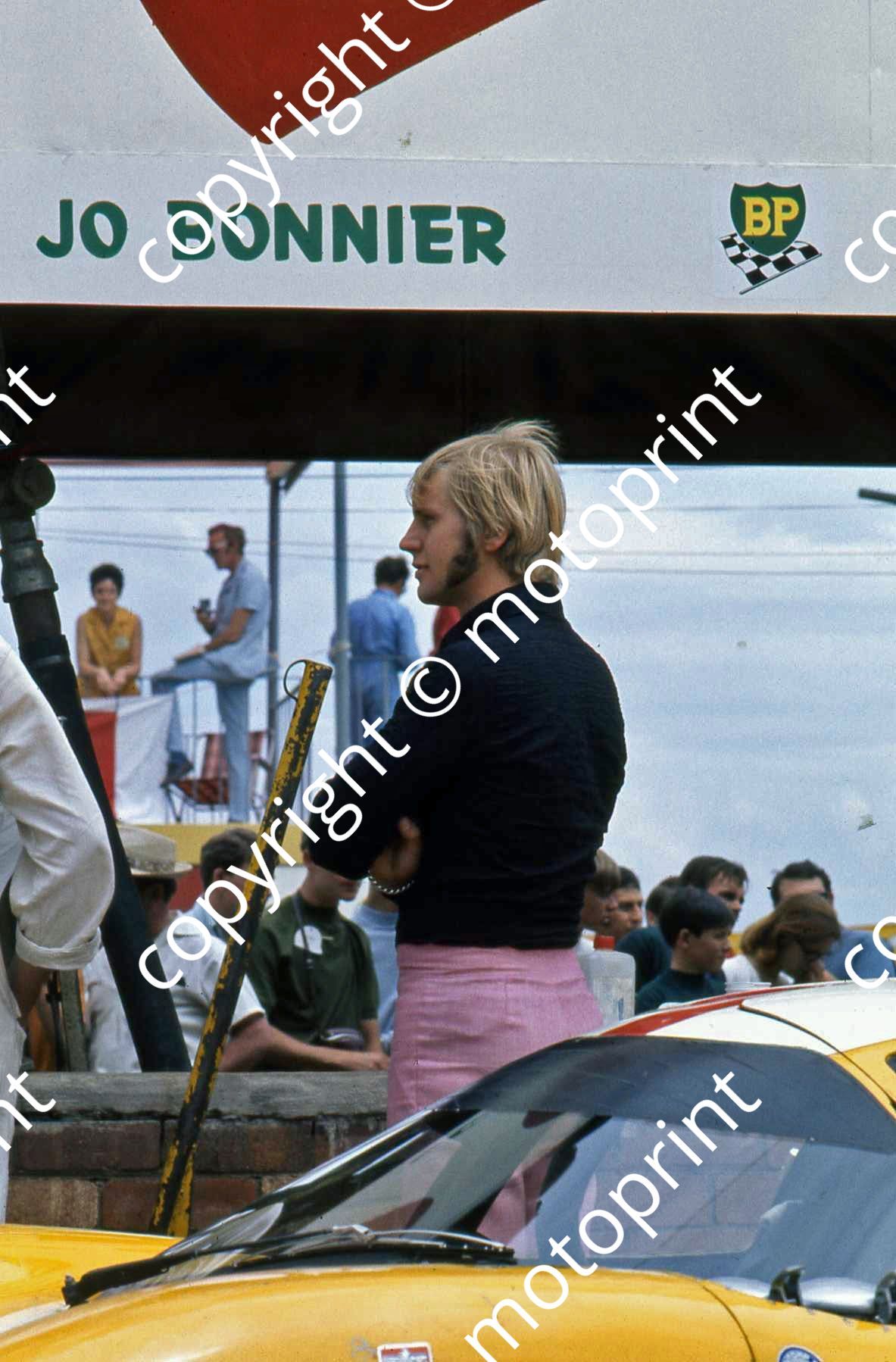 P Wisell co-drove Bonnier Lola