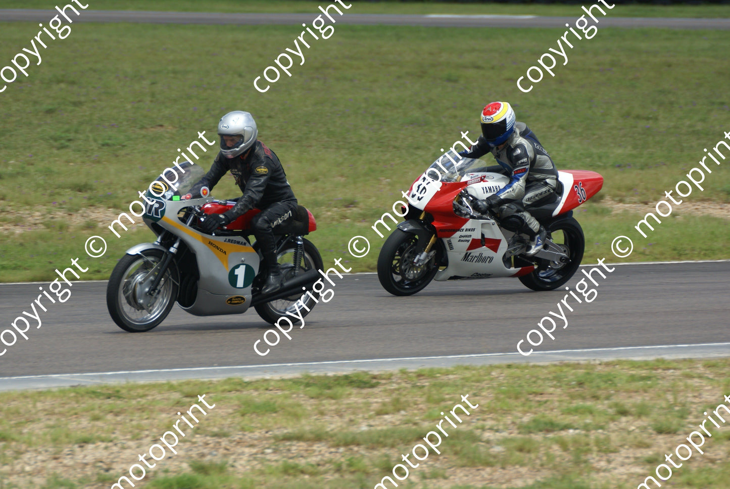 Redman Honda; Petersen (Dave) Yamaha DSC06401