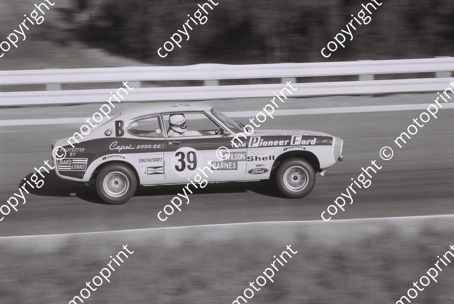 SL 1971 Kyalami 9 hr Barnes Briggs Capri V4 (note DP says Alan Wilson unable to qualify so Gordon Briggs drove - here in car) 2