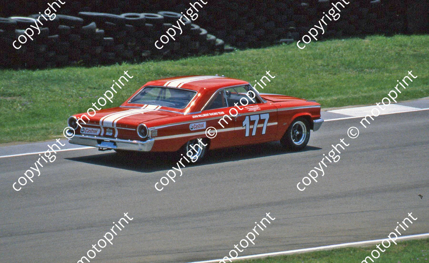 SL Ford Galaxie Willment scheme, driver VD Merwe