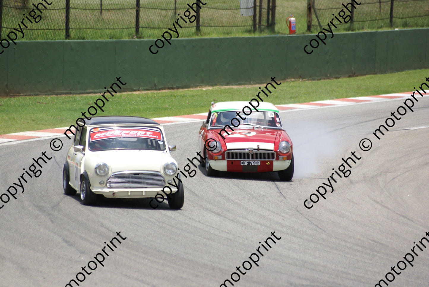 SL Greig Mini Cooper 20 Green Smith MGB 12 DSC03481 race