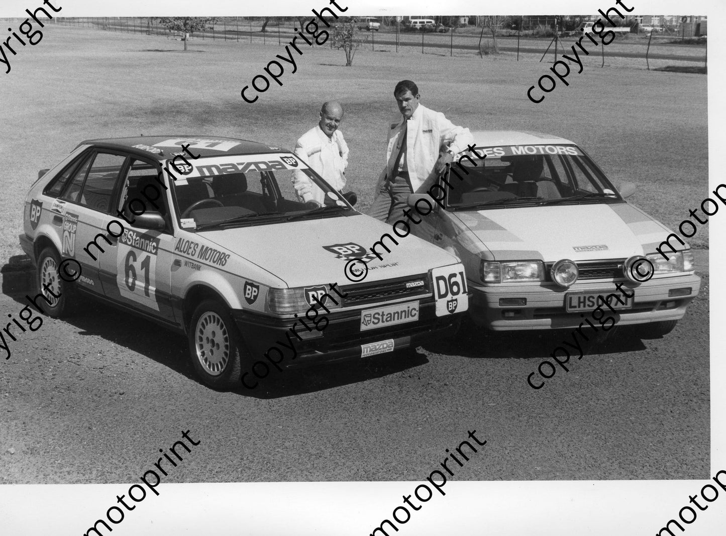 SL Stannic 1987 61 C Burford, S Burger rally Mazda 264