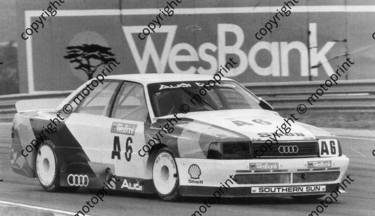 SL Wesbank mod 1989 Kyalami vd Merwe Audi 133