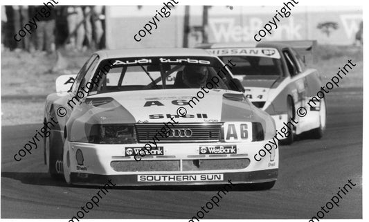 SL Wesbank mod 1989 Kyalami vd Merwe Audi; vd Linde Nissan 128