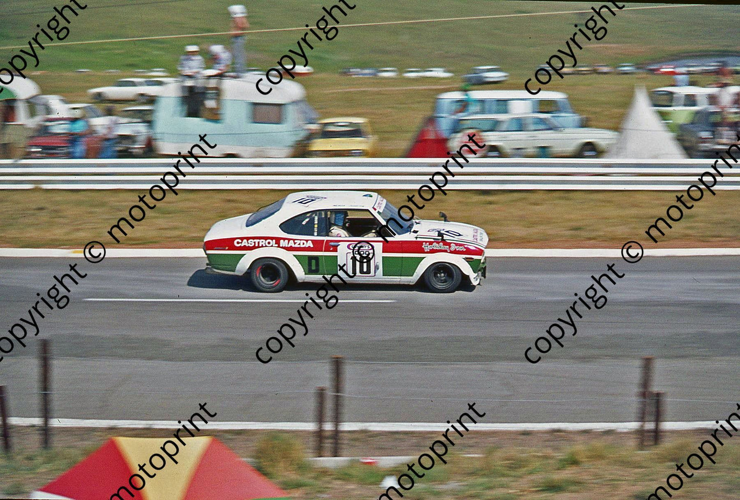 SL (thanks to Stuart Falconer) 1975 Wynns 1000 Mazda Capella Charlton (in car), Nols Nieman see cropped version
