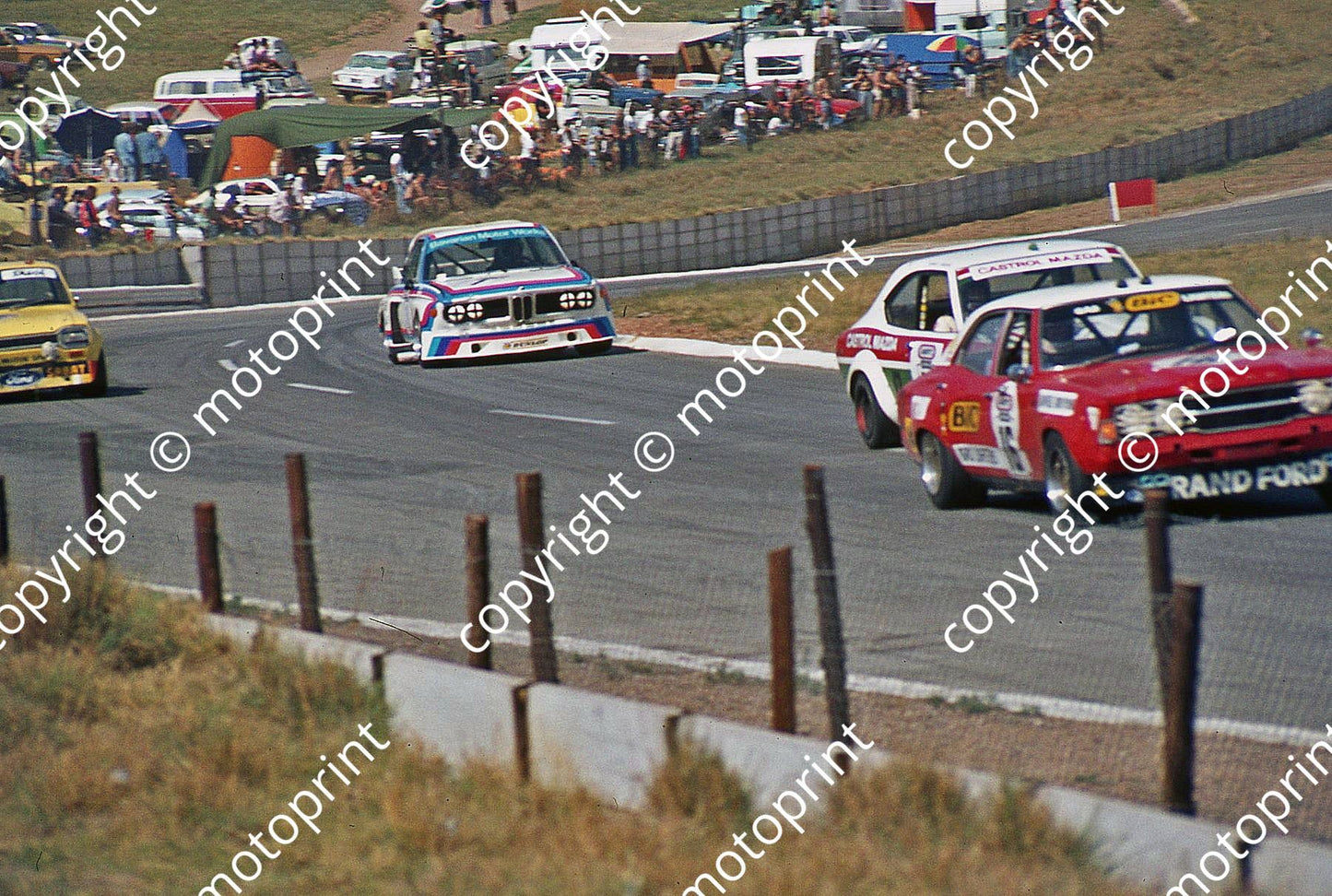 SL (thanks to Stuart Falconer) 1975 Wynns 1000 #16 Cortina Six Lavoipierre B Van Rooyen_ Mazda Charlton Nieman_ BMW Stuck Peterson