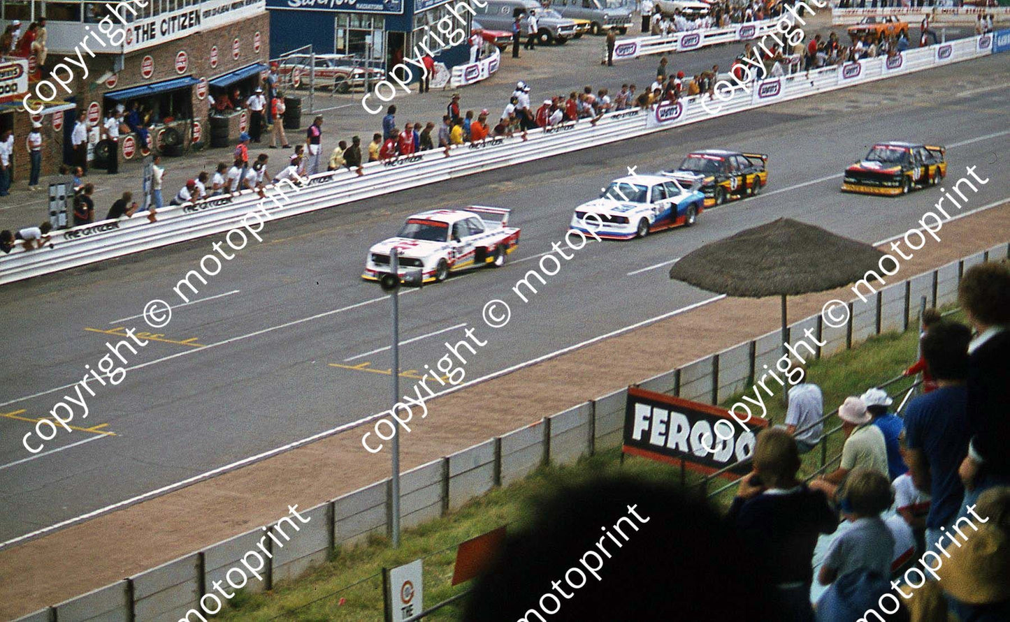 SL (thanks to Stuart Falconer) a 585 1977 Wynns 1000 opening laps #6 Ertl Ludwig_ #2 Escort Hahne Hezemans_ #1 J Scheckter Heyer
