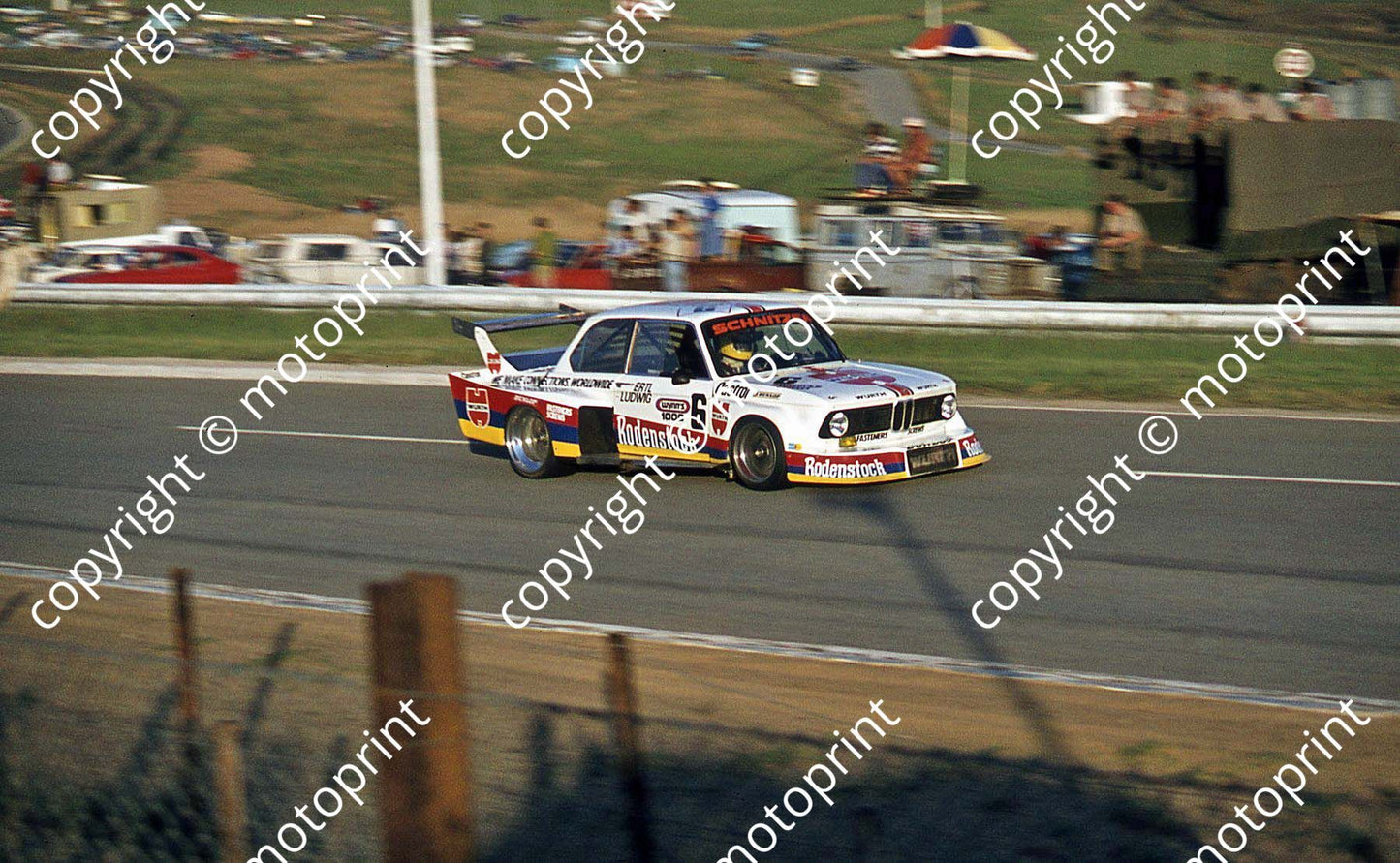 SL (thanks to Stuart Falconer) a 592 1977 Wynns 1000 Jukskei BMW Ertl Ludwig late pm
