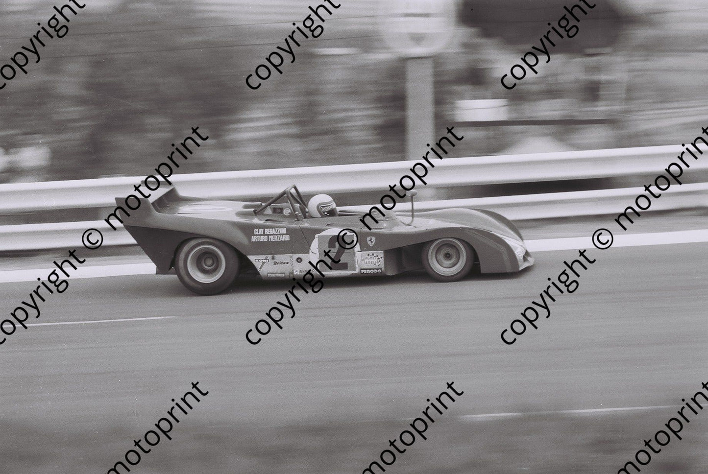 SP 1972 Kyalami 9 hr C Regazzoni Art Merzario Ferrari 312PB 1st 2