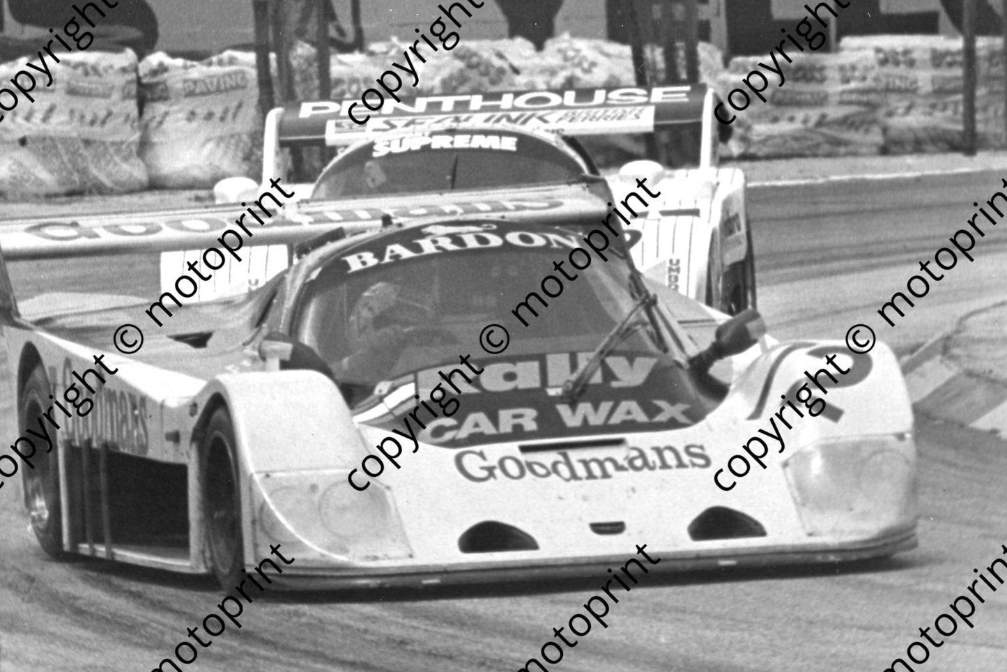 SP 1986 Southern Sun 500 Bardon DB1 Donovan Mike Bryan 12th