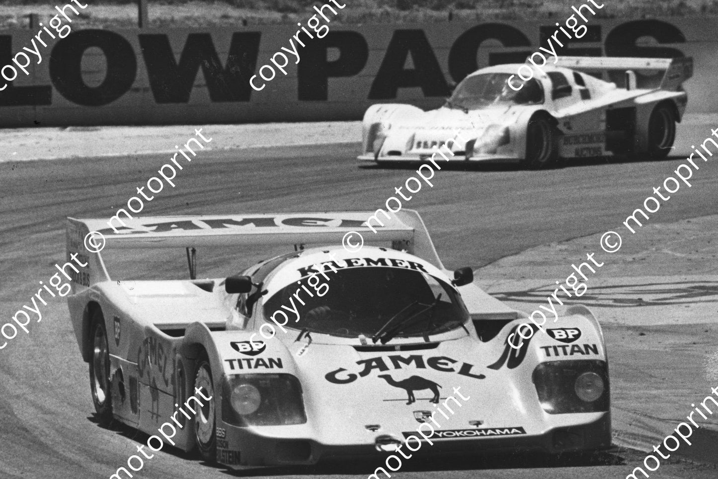 SP 1986 Southern Sun 500 W Taylor J Weaver Porsche 962