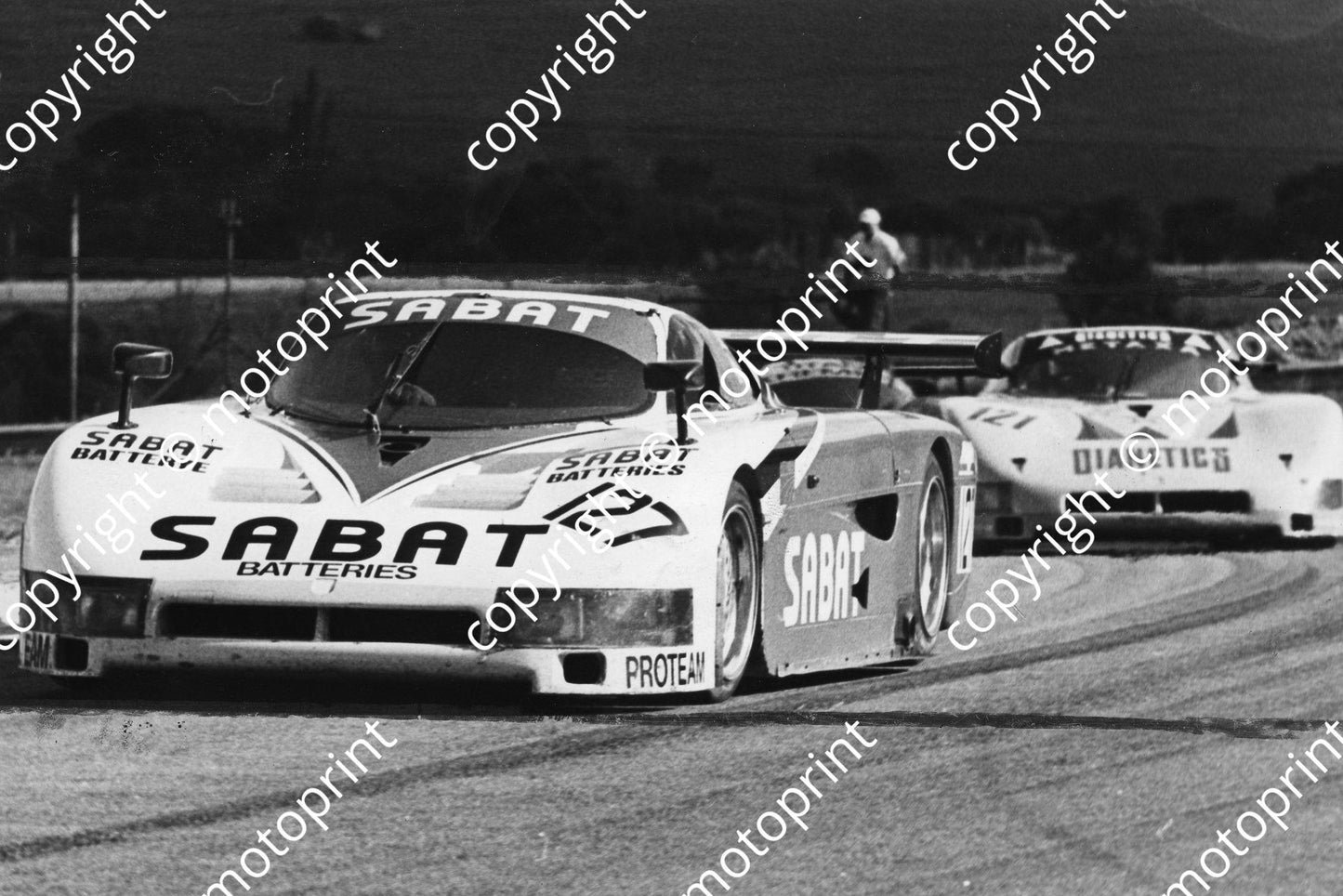 SP 1987 Yellow Pages 500 Duxbury Spice Fiero with Nick Adams 2nd C2_ Los De Henning (121) winners C2