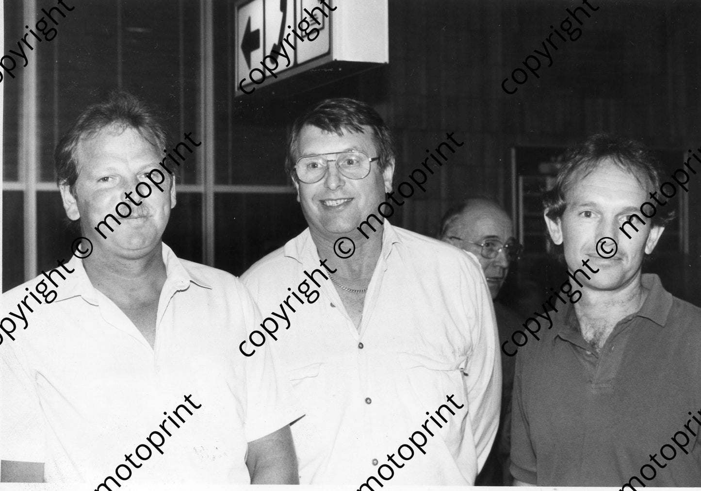 SP 1987 Yellow Pages 500 l to r Graham Cooper, Roy Baker (owner Tiga GC86) Charles Britz 19th