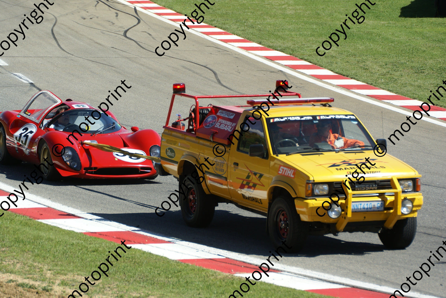 SP 35 Van Niekerk practice broken side shaft DSC03432