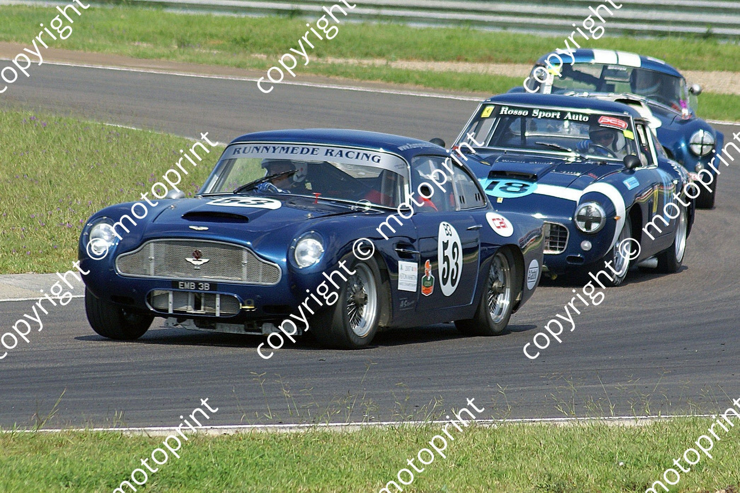 SP Aston Martin DB4 M Brewer, Ferrari 250GT Cavalieri, Shelby Cobra M Davis DSC02215