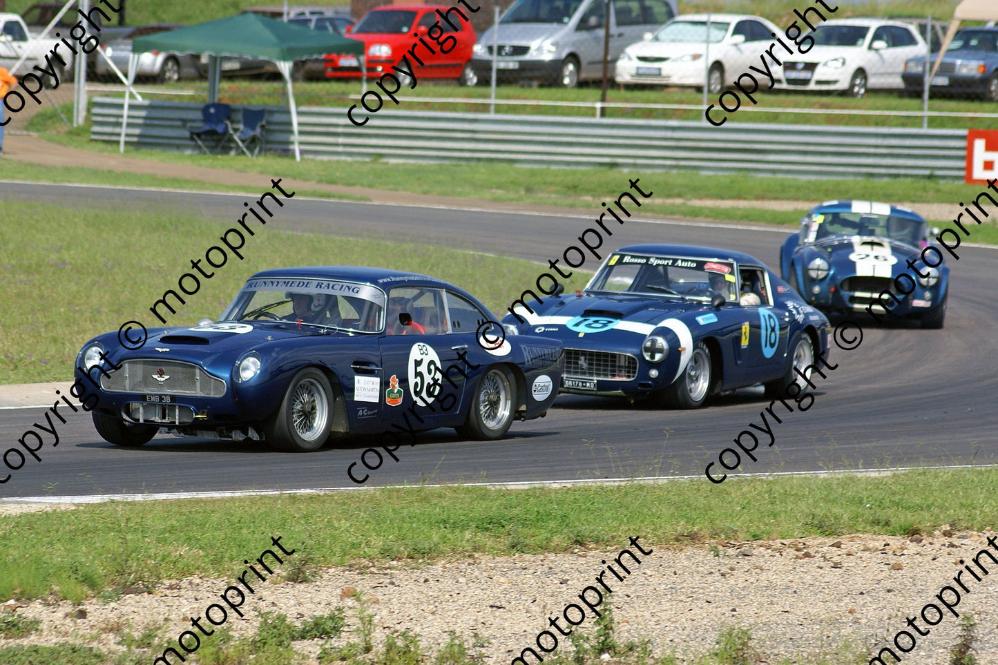 SP Aston Martin DB4 M Brewer, Ferrari 250GT Cavalieri, Shelby Cobra M Davis DSC02216
