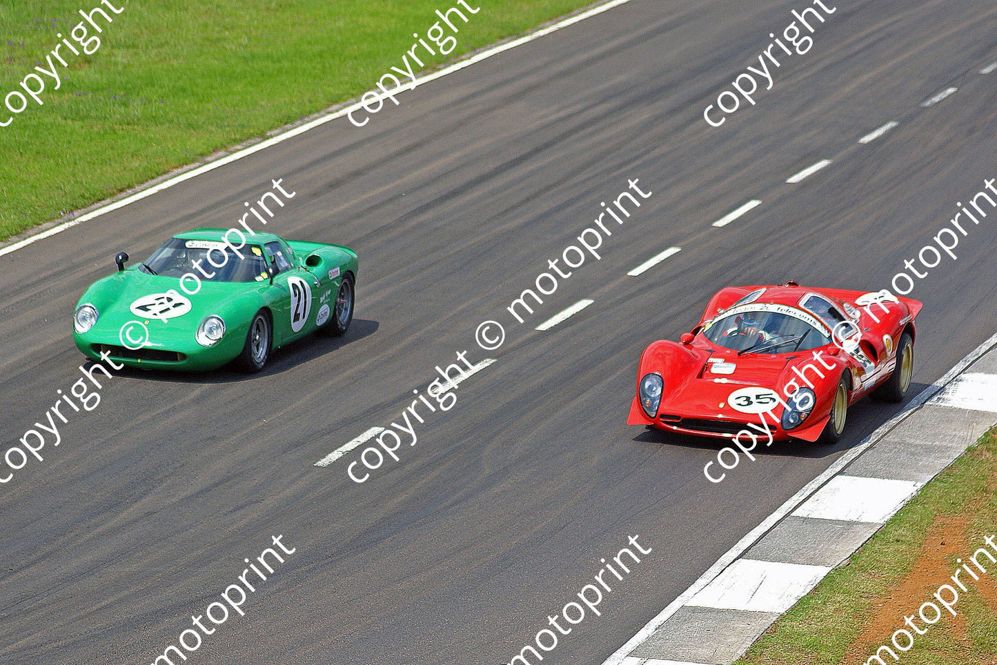 SP Ferrari 250LM H Spooner, Ferrari P4r F van Niekerk DSC02324