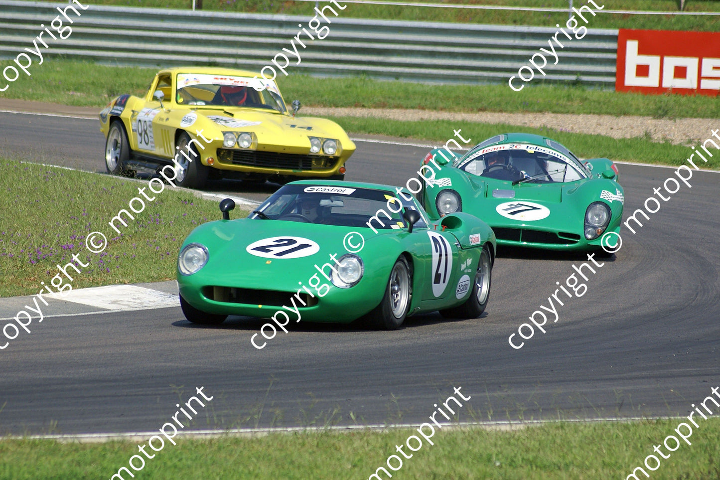 SP Ferrari 250LM H Spooner, Ferrari P4 r Nel, Chev Corvette Campagne DSC02232